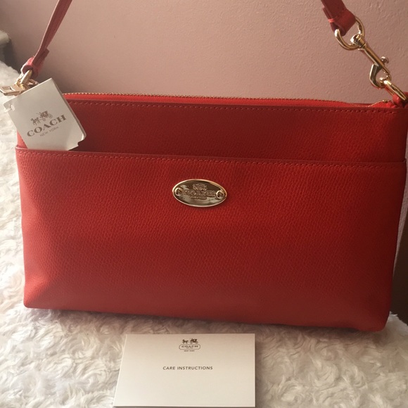 Coach Wristlet in Burnt Orange - Picture 6 of 8